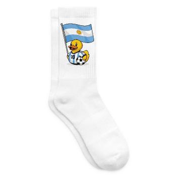 Maillot de football argentin pour les supporters - Chaussettes de tennis - blanc - Droite