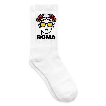 Rome Statue Sunglasses Italy Holidays - Tennis socks - white - Right