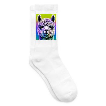 Alpaga - Chaussettes de tennis - blanc - Droite