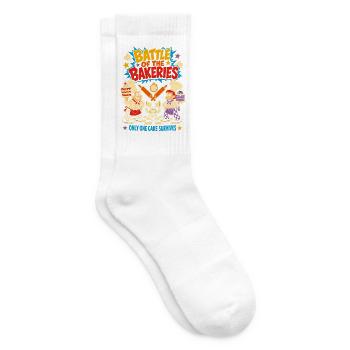 Battle of the Bakeries – Tortenschlacht - Tennissocken - Weiß - Rechts