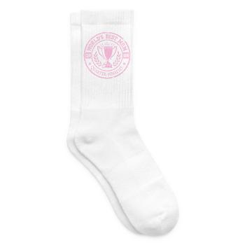 Bester Mama-Trophäenabzeichen der Welt 1998 - Tennissocken - Weiß - Rechts