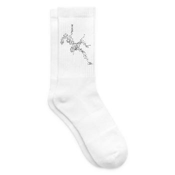Die Bergsportlerinnen und Climbing passen zusammen - Tennissocken - Weiß - Rechts