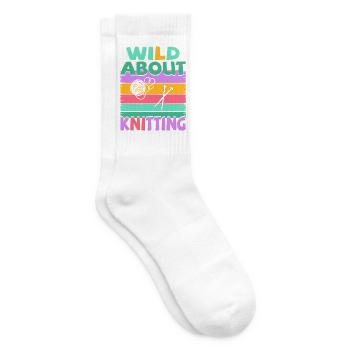 Stricken - Wild about knitting - Tennissocken - Weiß - Rechts