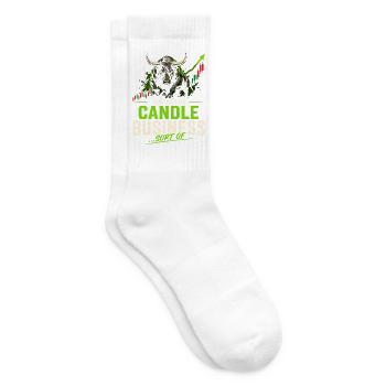 Ich mache was mit Kerzen... - Tennissocken - Weiß - Rechts