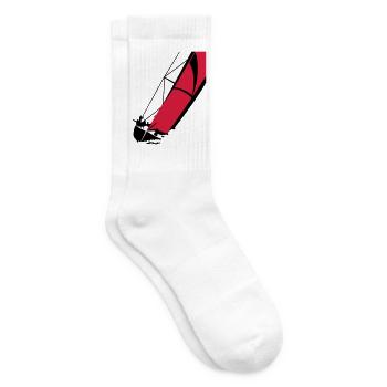 Segelboot - Tennissocken - Weiß - Rechts