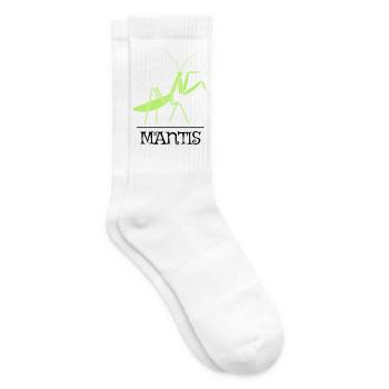 Gottesanbeterin – Illustration für Naturfreunde - Tennissocken - Weiß - Rechts