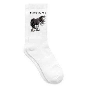 Süßes Shire Horse - Tennissocken - Weiß - Rechts