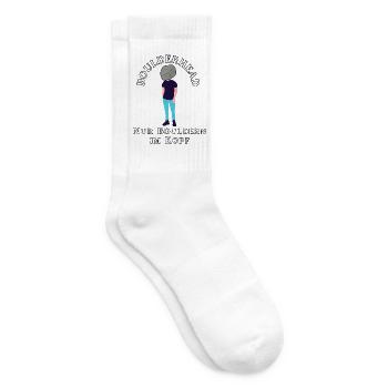 Boulderhead - Nur Bouldern im Kopf - Tennissocken - Weiß - Rechts