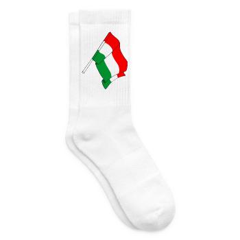 Flagge Ungarn - Tennissocken - Weiß - Rechts