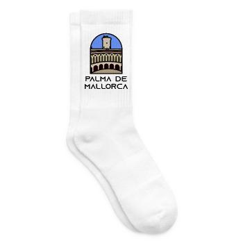 Palma de Mallorca - Bellver Castle - Tennis socks - white - Right