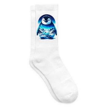 Penguin - Tennis socks - white - Right