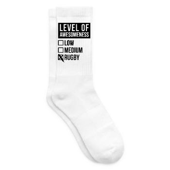 Rugby - Tennis socks - white - Right