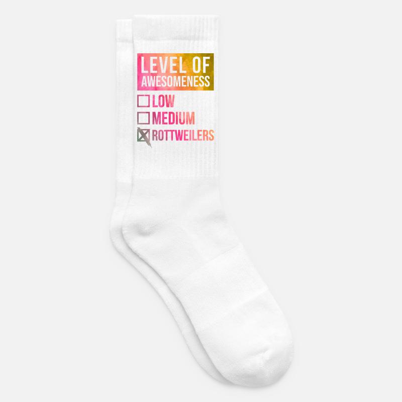 Rottweiler - Tennissocken - Weiß