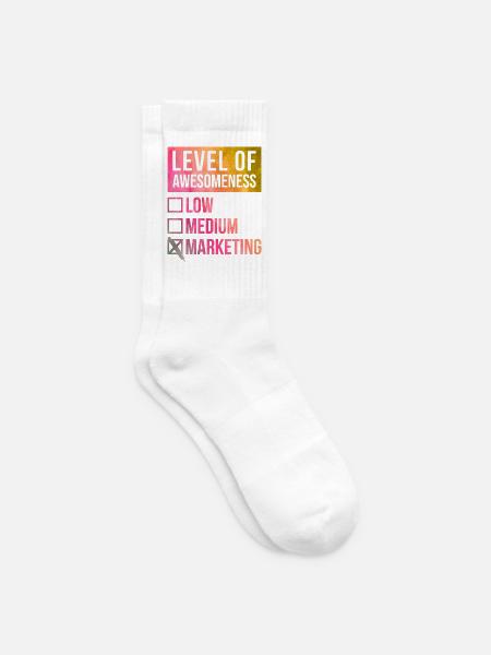 Marketing Marketing Marketing - Tennissocken - Weiß
