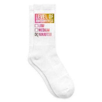 Ninjutsu - Tennissocken - Weiß - Rechts