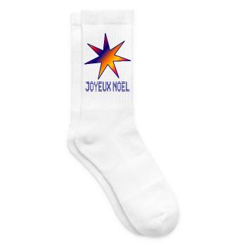 CHRISTMAS. MERRY CHRISTMAS. MERRY CHRISTMAS. FIR. NATURE. - Tennis socks - white - Right