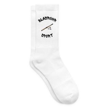 Blasrohr Sport - T-shirts, mugs and more! - Tennis socks - white - Right