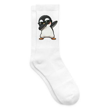 Dabbing Pinguin - Tennissocken - Weiß - Rechts