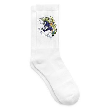 Zeus runner - Tennis socks - white - Right