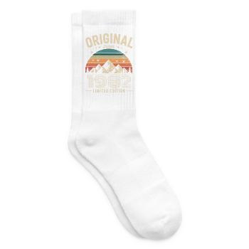 juin 1982 – Légende des sommets et montagnes - Chaussettes de tennis - blanc - Droite