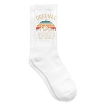 June 1981 – Legend of the Peaks and Mountains - Tennis socks - white - Right