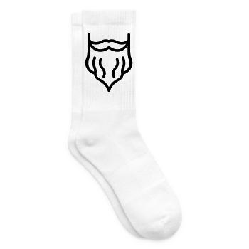 barbe - Chaussettes de tennis - blanc - Droite