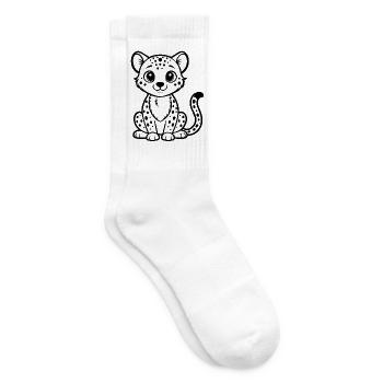 Guépard - Chaussettes de tennis - blanc - Droite