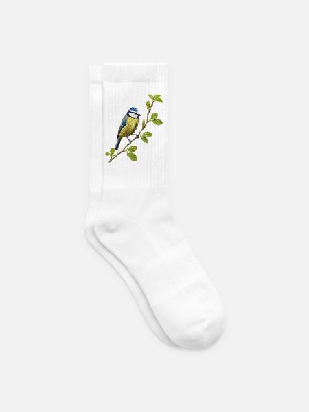 Blaumeise - Tennissocken - Weiß
