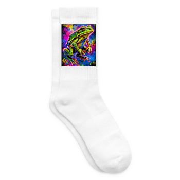 frog - Tennis socks - white - Right
