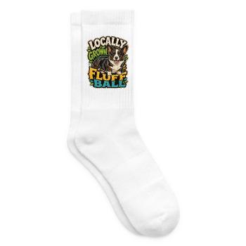 Cardiganwelshcorgi - Tennissocken - Weiß - Rechts