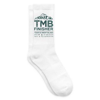 Tour du Mont-Blanc 170 km Trek Outdoor Alpes - Chaussettes de tennis - blanc - Droite