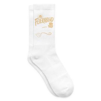 Feierabend Ist Mein Lieblingswort Shirt - Tennissocken - Weiß - Rechts