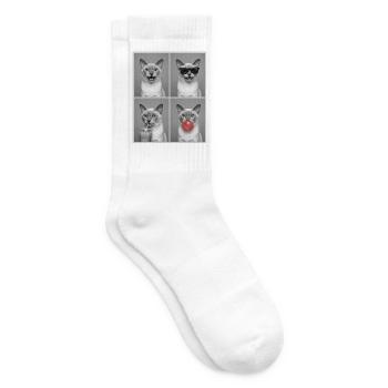 Katzen Tonkanese Katze - Tennissocken - Weiß - Rechts