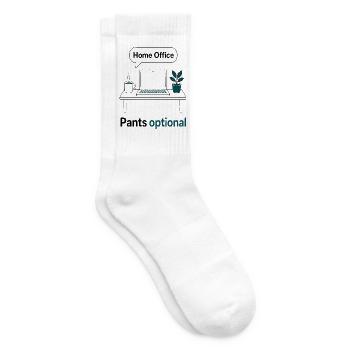 Home Office Pants Optional - Tennissocken - Weiß - Rechts