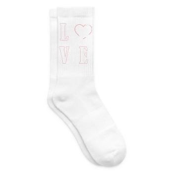 Chow Chow Hund - Tennissocken - Weiß - Rechts