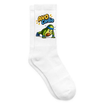 Avo Cardio Avocado Workout - Tennissocken - Weiß - Rechts