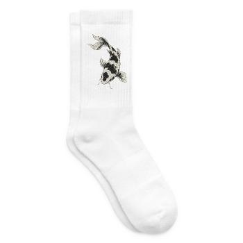 Koi-fische Japanische Koi-fische Koi-karpfen - Tennissocken - Weiß - Rechts