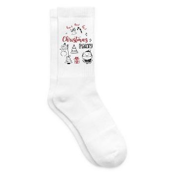 Christmas Party - Tennissocken - Weiß - Rechts