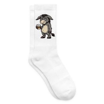 Esel Eselchen Eselhalter Muli Langohresel Muli - Tennissocken - Weiß - Rechts