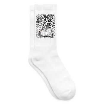 Vampire Book Club – After Dark - Tennissocken - Weiß - Rechts