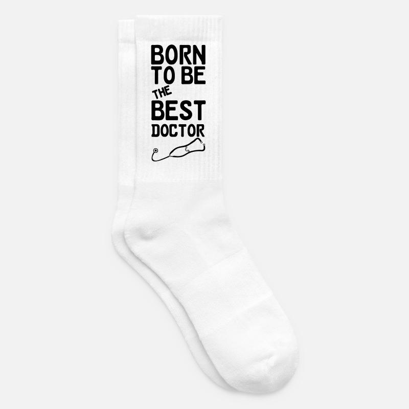 Doctor Doktor Arzt Medizin Spruch Geschenk - Tennissocken - Weiß