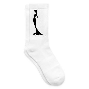 Mariée - Chaussettes de tennis - blanc - Droite