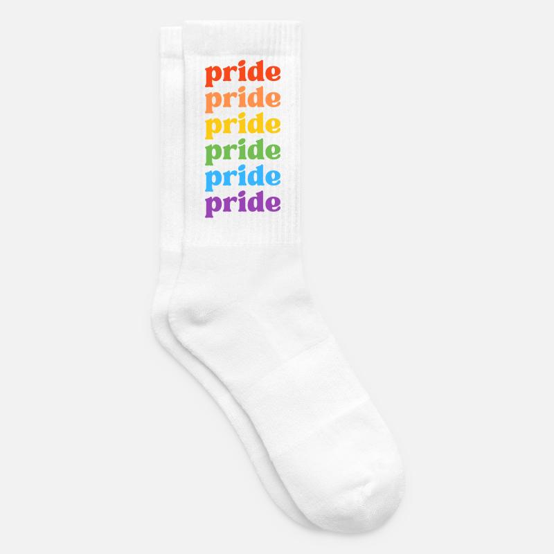 Pride - Tennissocken - Weiß