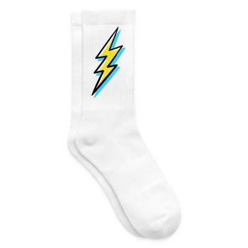 Blitz im Vorhut-Stil - Tennissocken - Weiß - Rechts