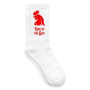King of the Day - Tennissocken - Weiß - Rechts