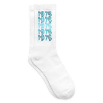 Lustig Jahrgang - Tennissocken - Weiß - Rechts
