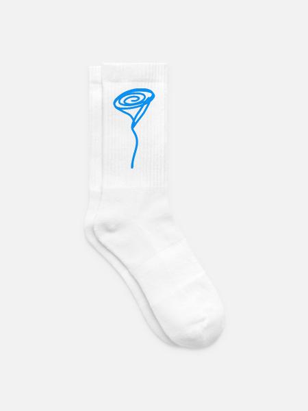 Blue Rose - Tennissocken - Weiß