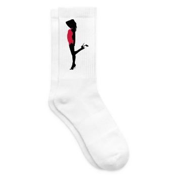 Sexy Girl - Tennissocken - Weiß - Rechts