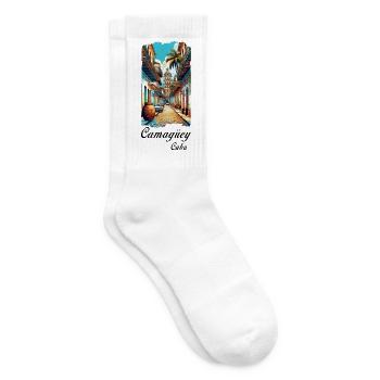 Camagüey Kuba Städtereisen Design - Tennissocken - Weiß - Rechts