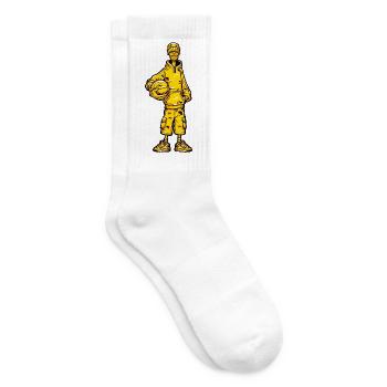 Basketball Ball Sports - Tennis socks - white - Right